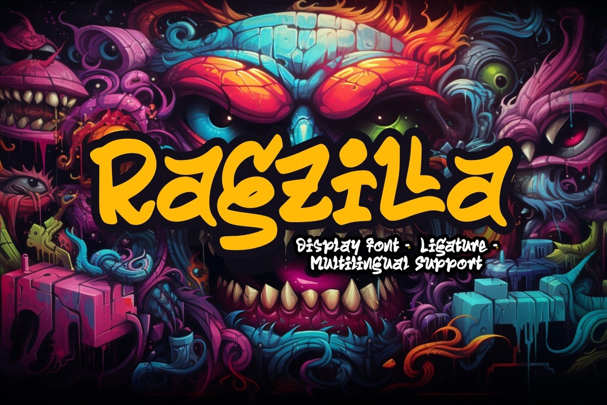 Шрифт Ragzilla