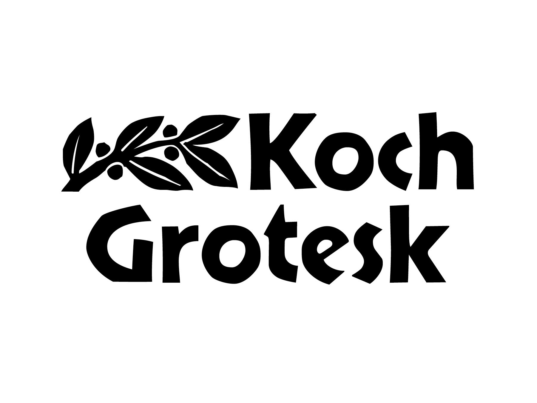Шрифт Koch Grotesk