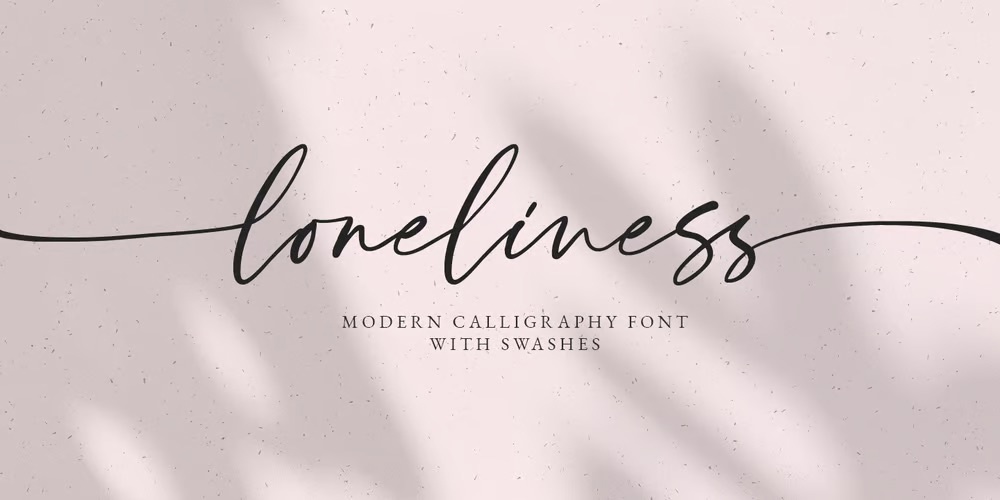 Шрифт Loneliness