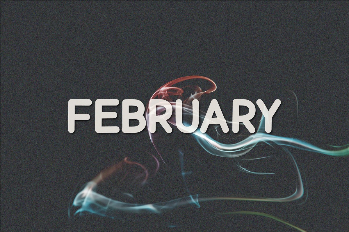 Шрифт February