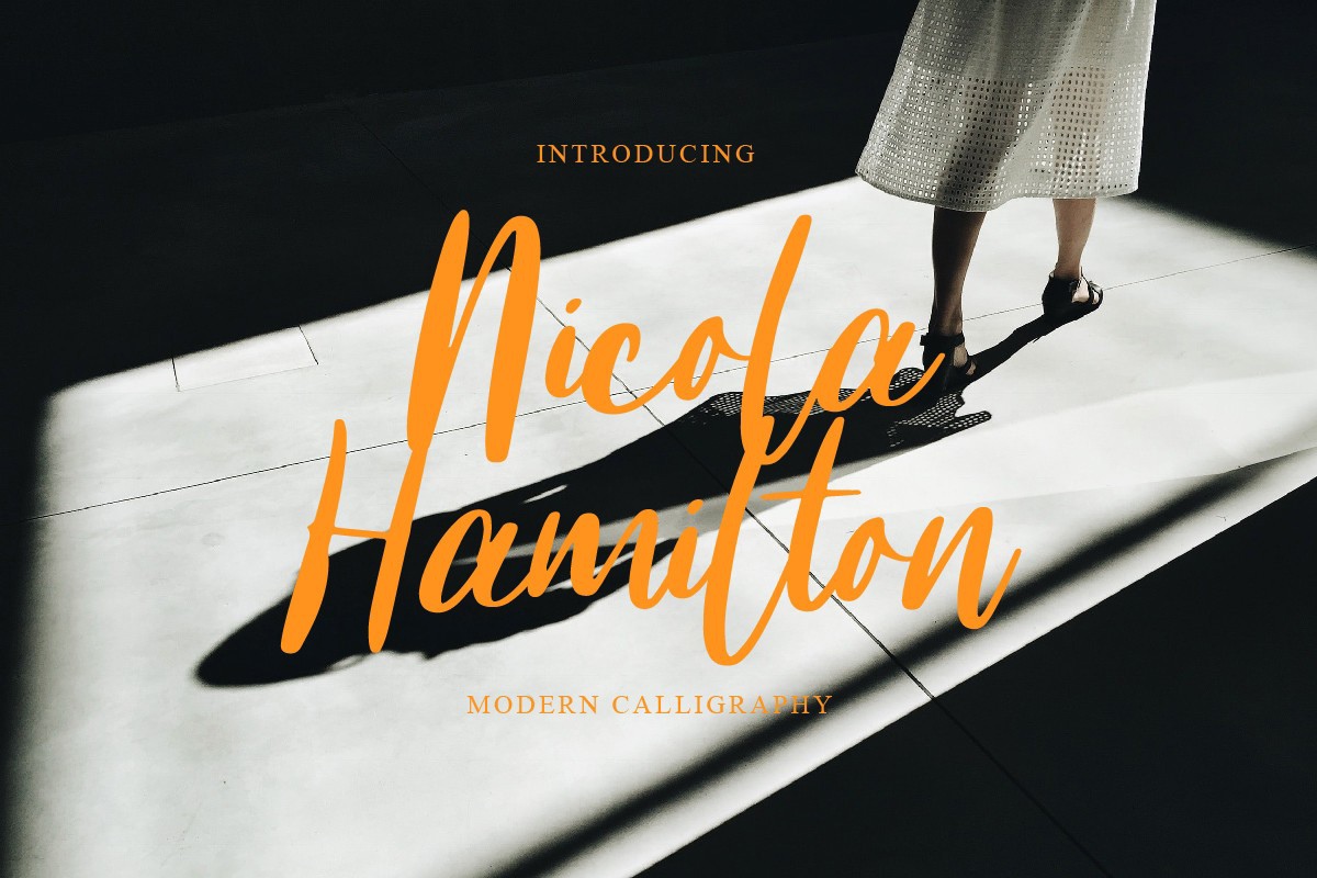 Шрифт Nicola Hamilton