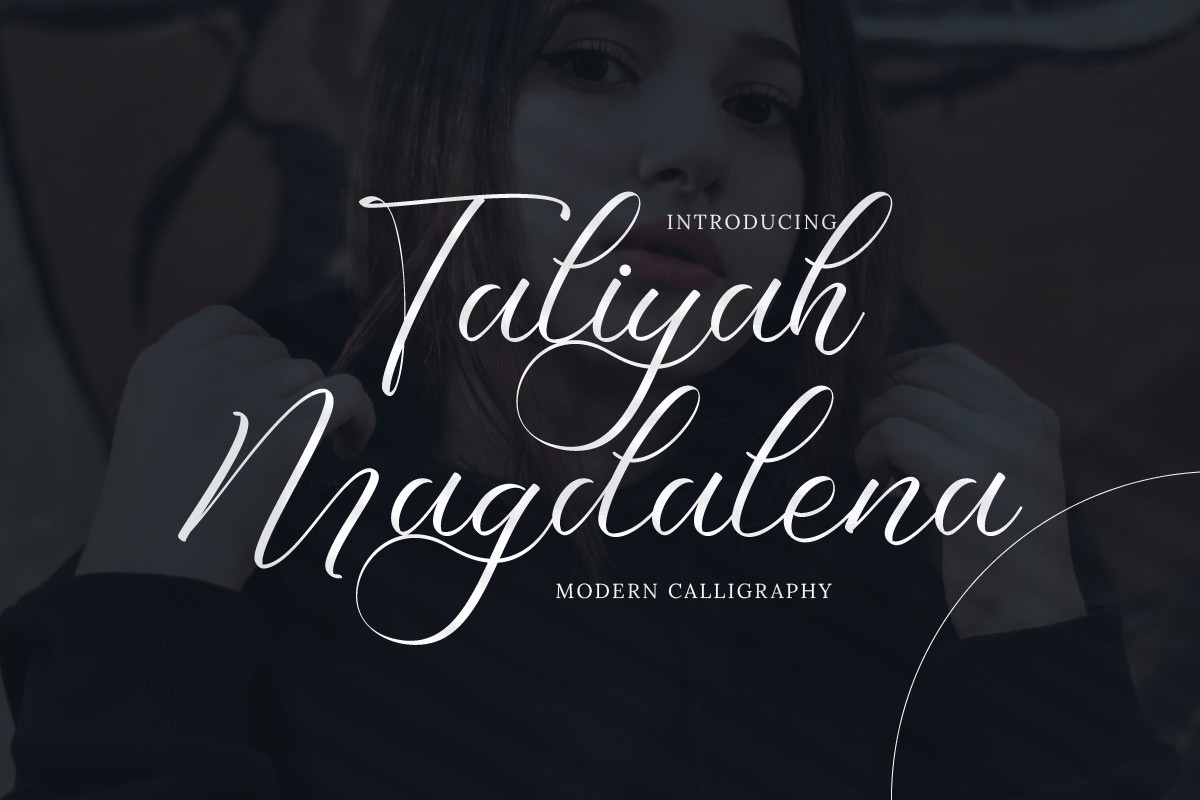 Шрифт Taliyah Magdalena