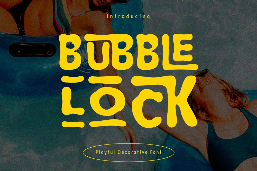 Шрифт CF Bubblelock