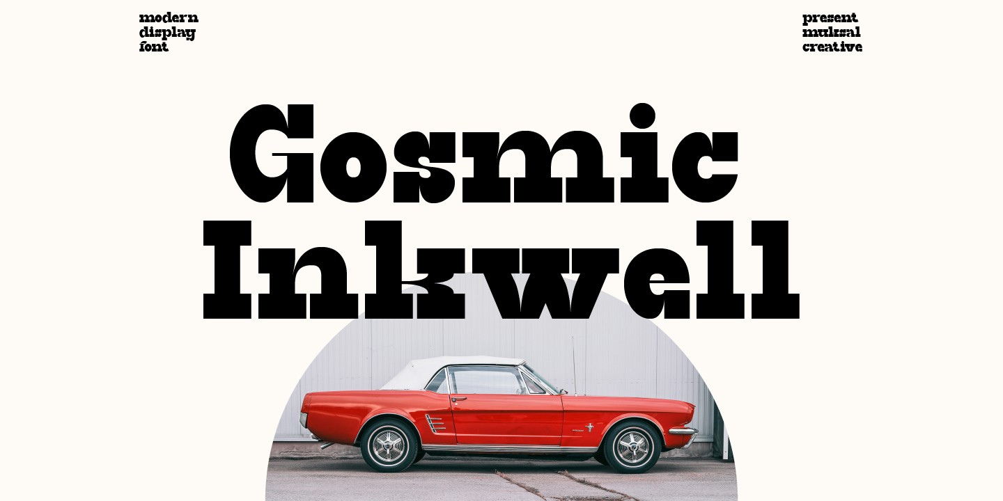 Шрифт Gosmic Inkwill