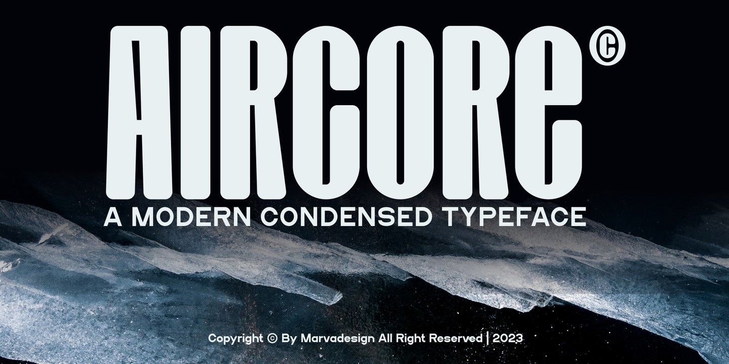 Шрифт Aircore