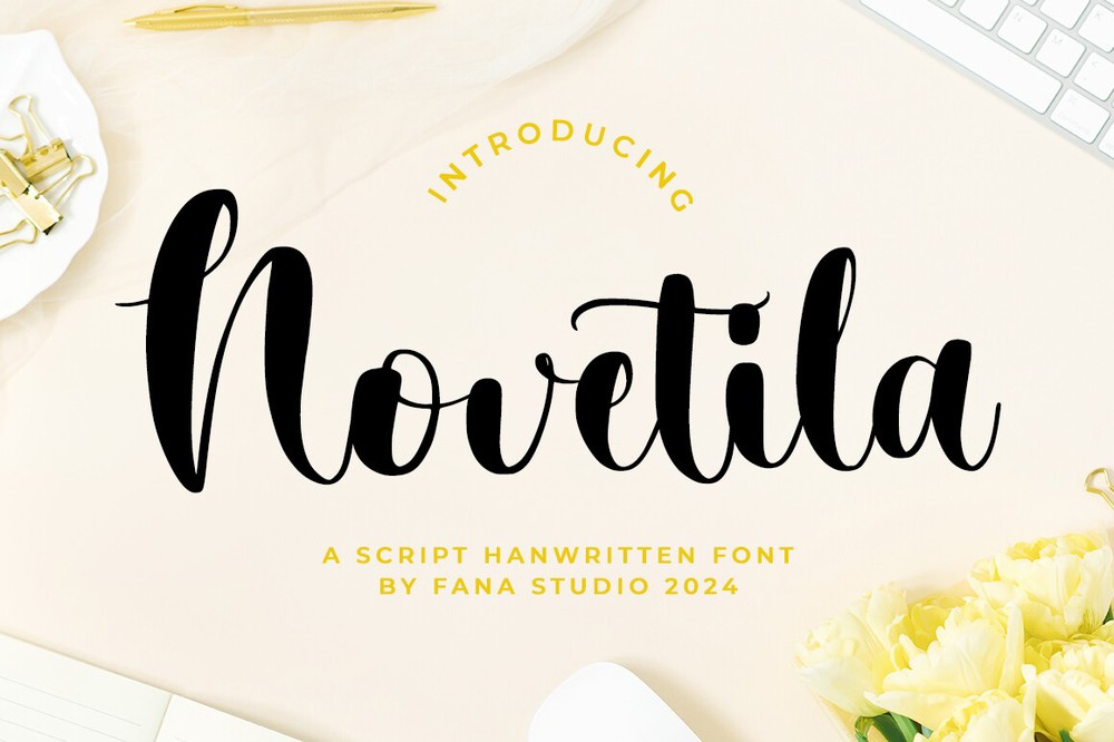 Шрифт Novetila