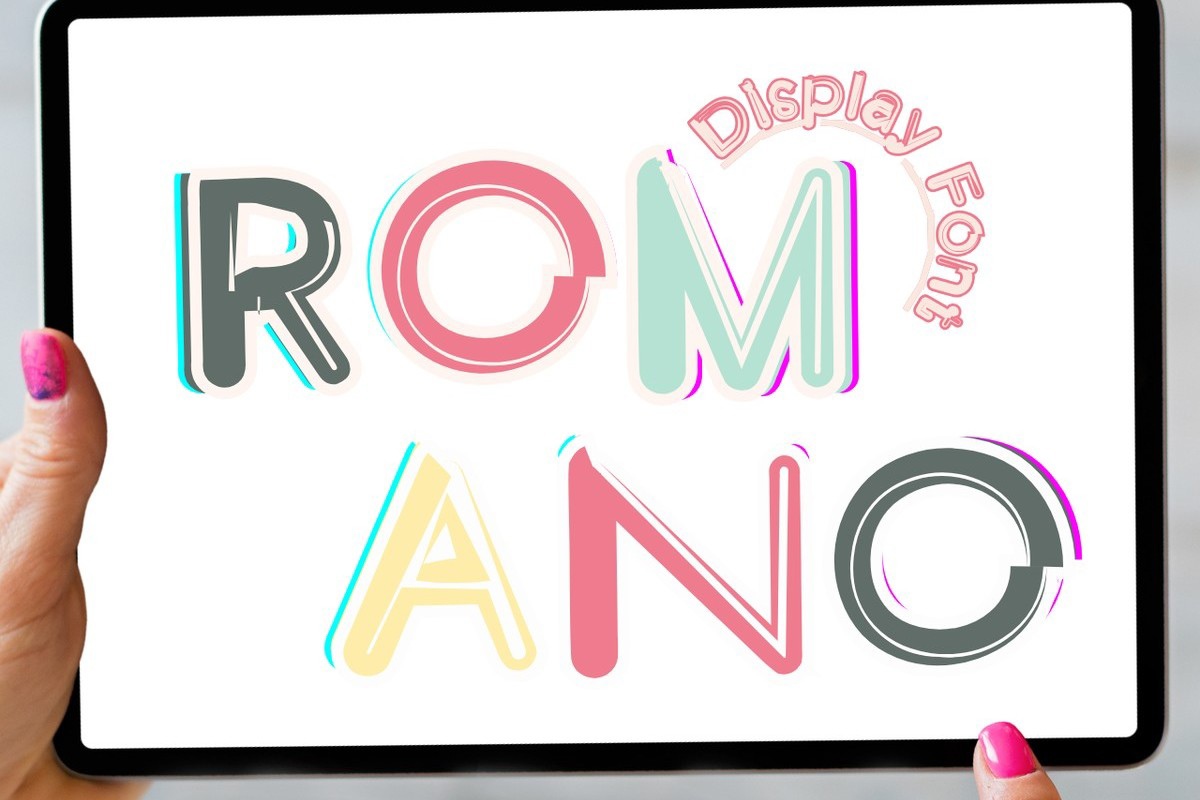 Шрифт Romano