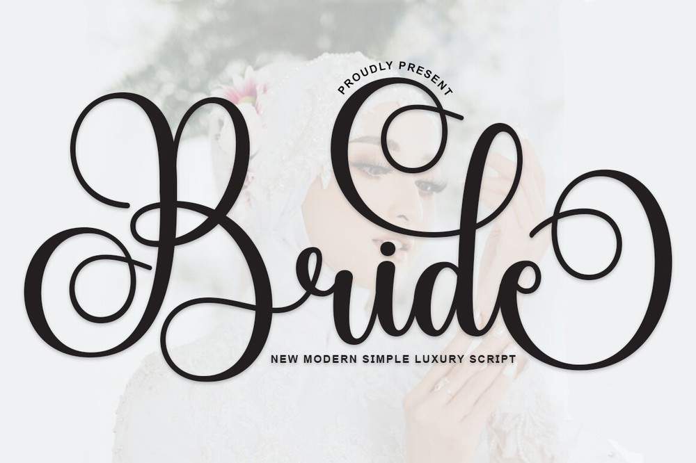 Шрифт Bride