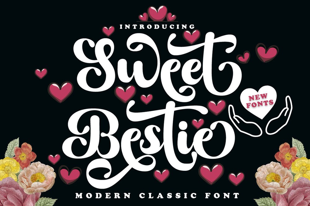 Шрифт Sweet Bestie Script