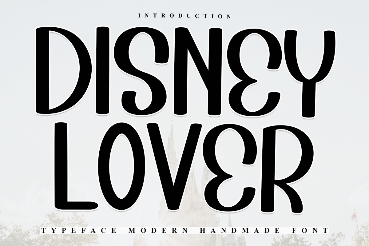 Шрифт Disney Lover