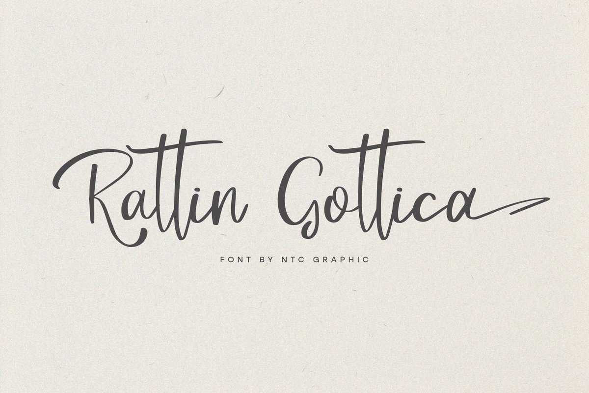 Шрифт Rattin Gotica