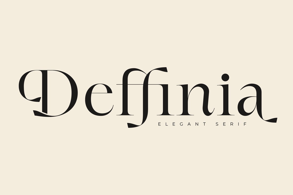 Шрифт Deffinia