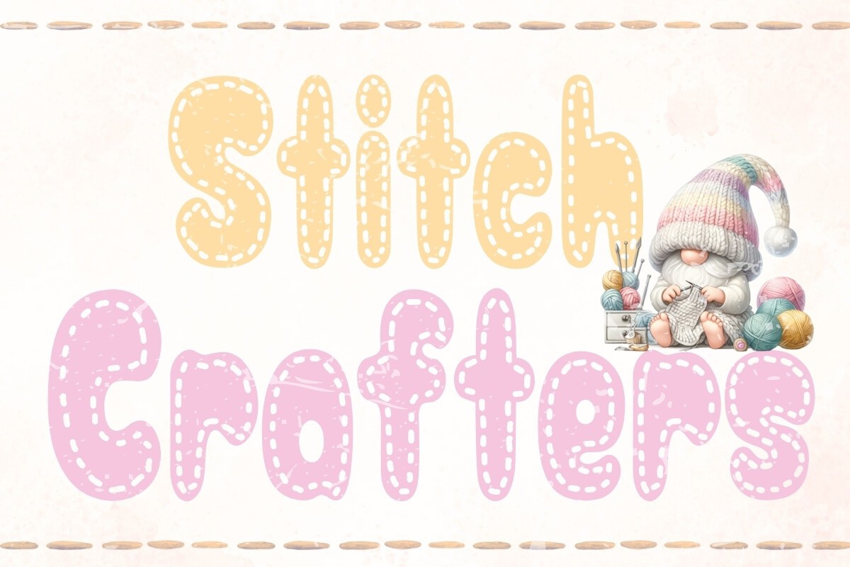 Шрифт Stitch Crafters