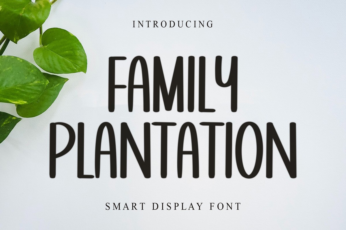 Шрифт Family Plantation