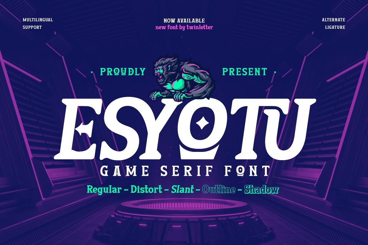 Шрифт Esyotu