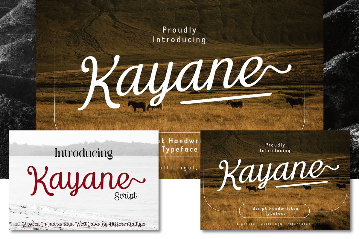 Шрифт Kayane