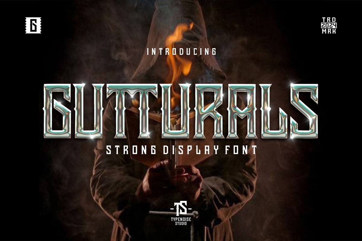 Шрифт Gutturals
