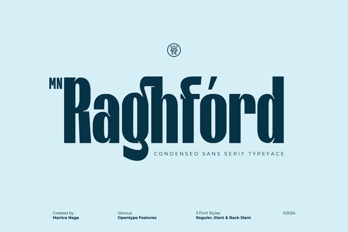 Шрифт MN Raghford