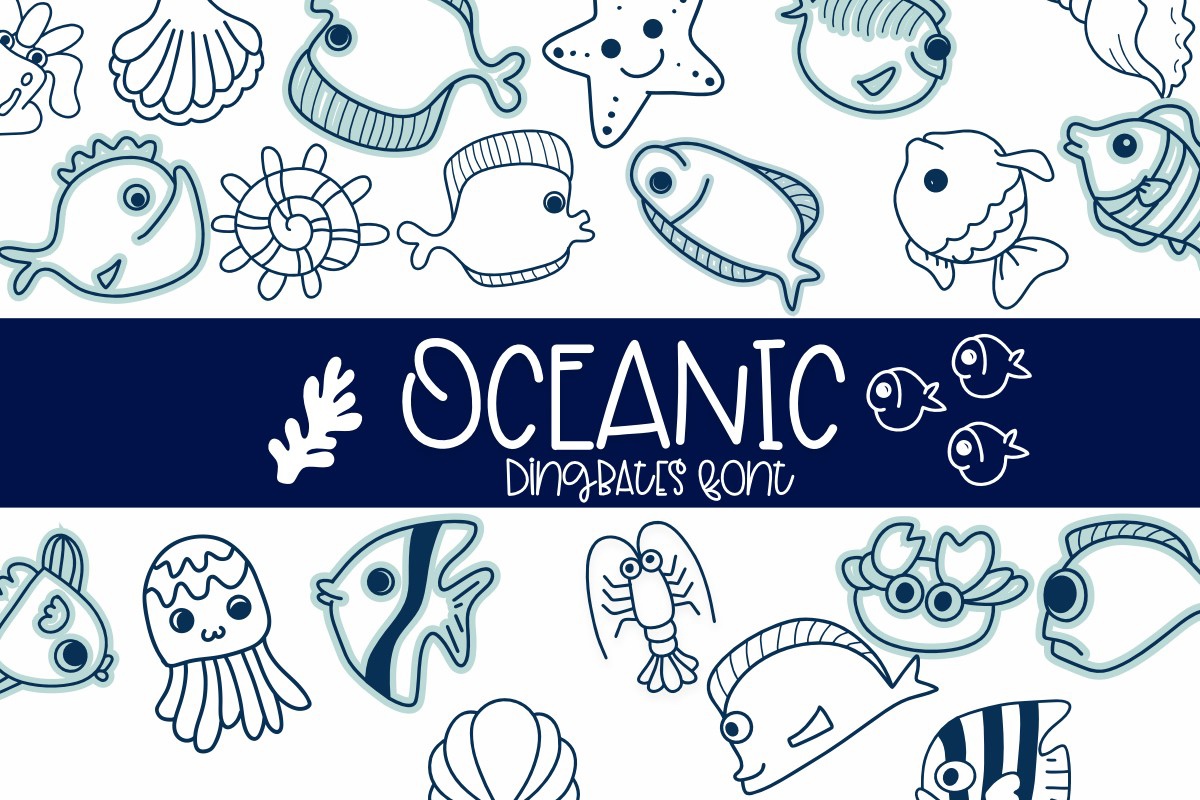 Шрифт Oceanic