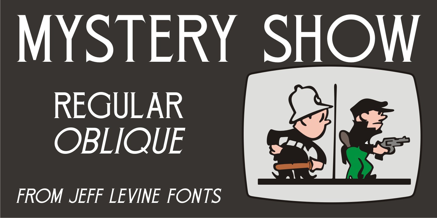 Шрифт Mystery Show JNL