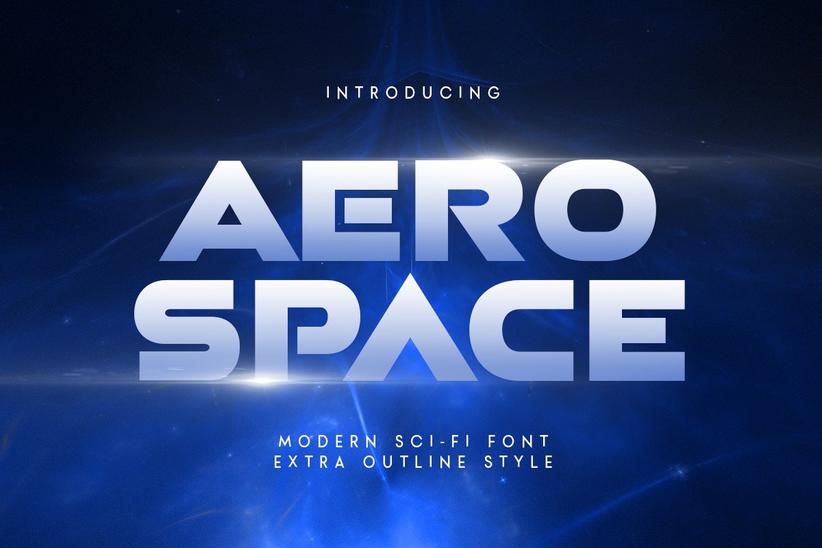 Шрифт Aerospace