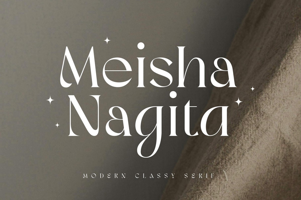 Шрифт Meisha Nagita