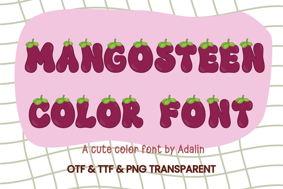 Шрифт Mangosteen