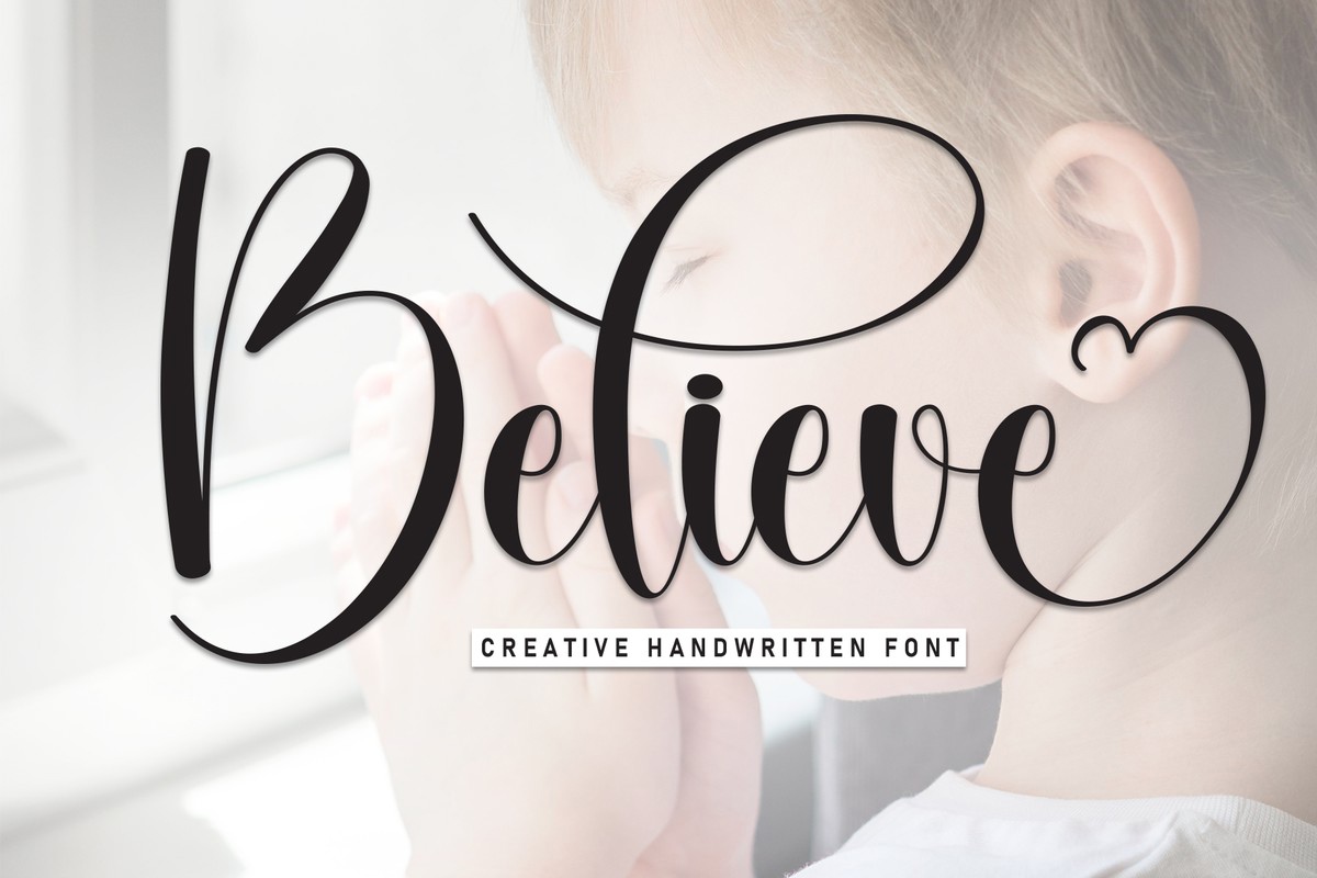 Шрифт Believe