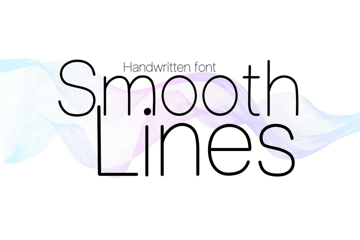 Шрифт Smooth Lines