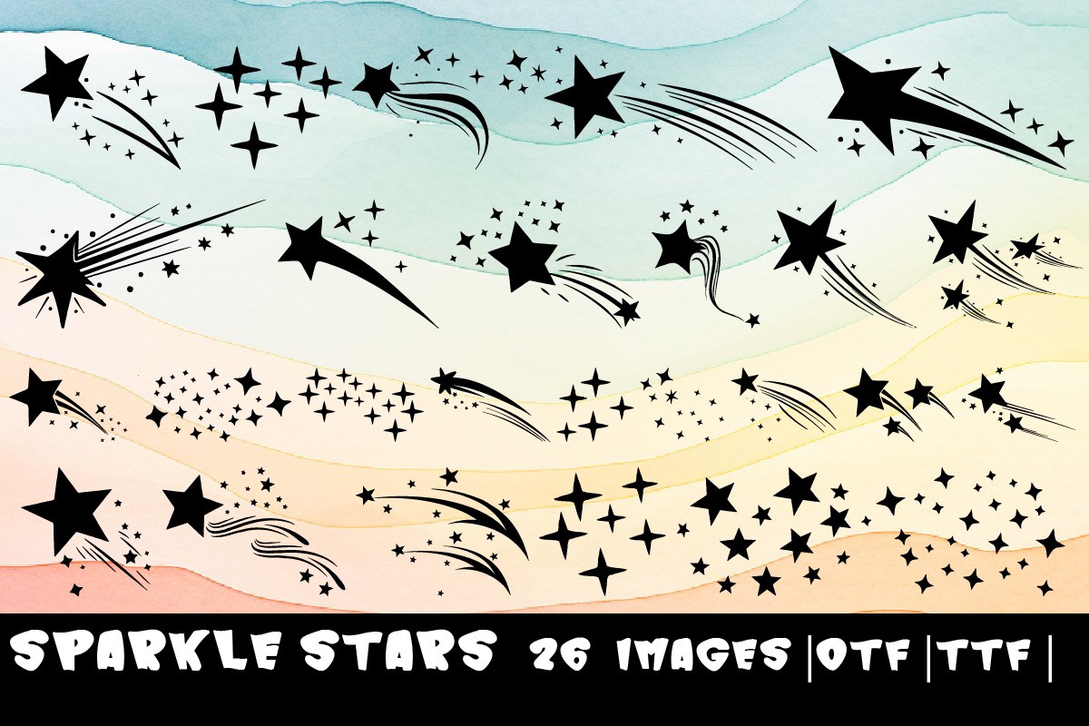 Шрифт Sparkle Stars
