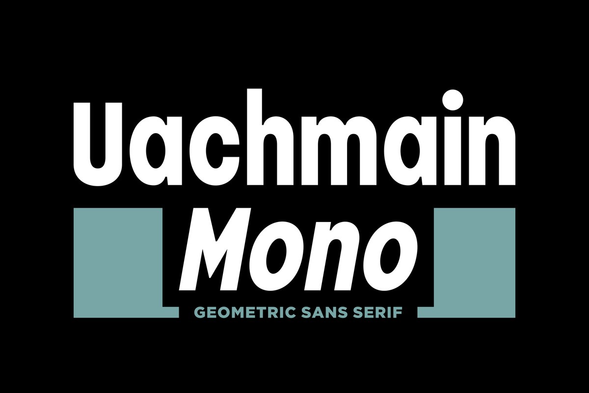 Шрифт Uachmain Mono