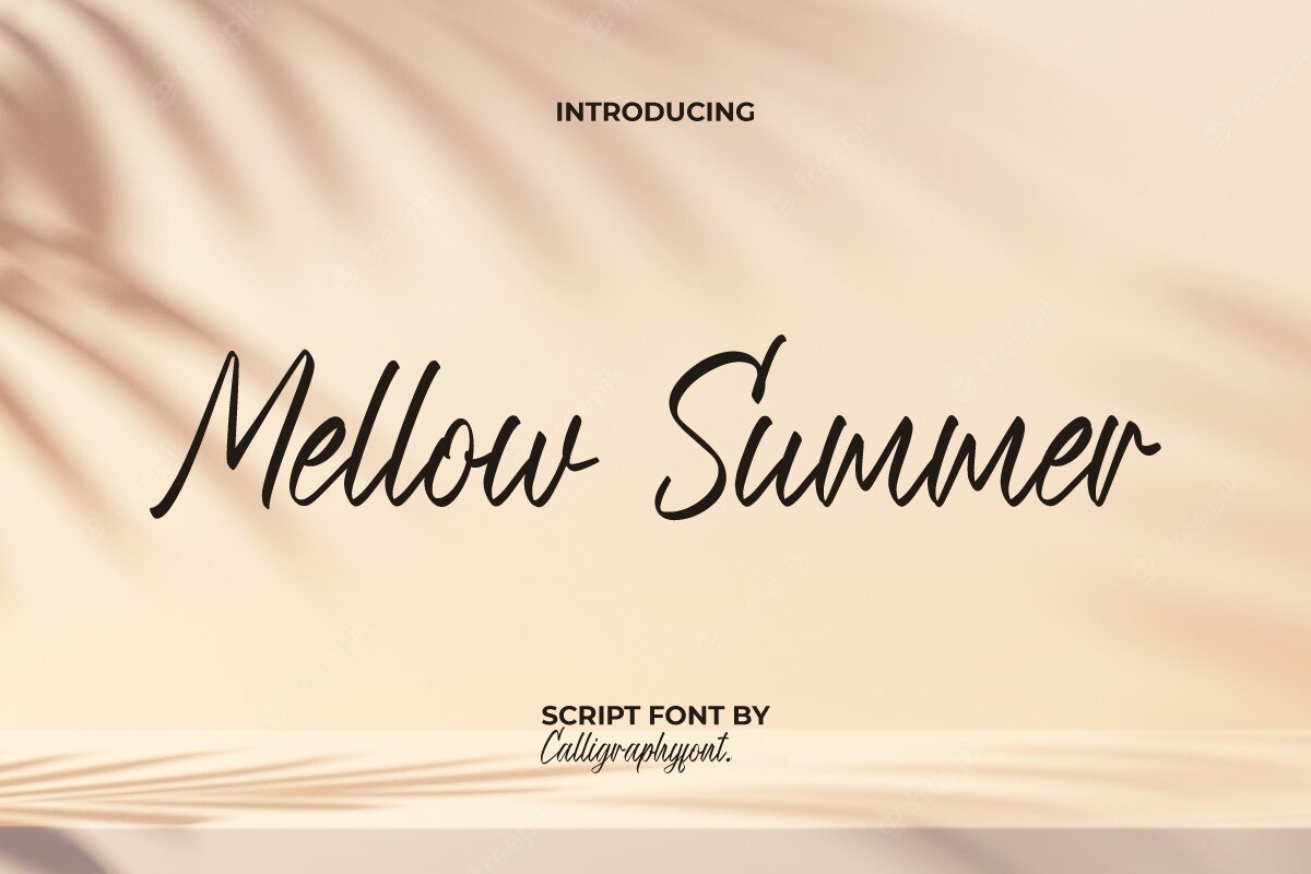 Шрифт Mellow Summer