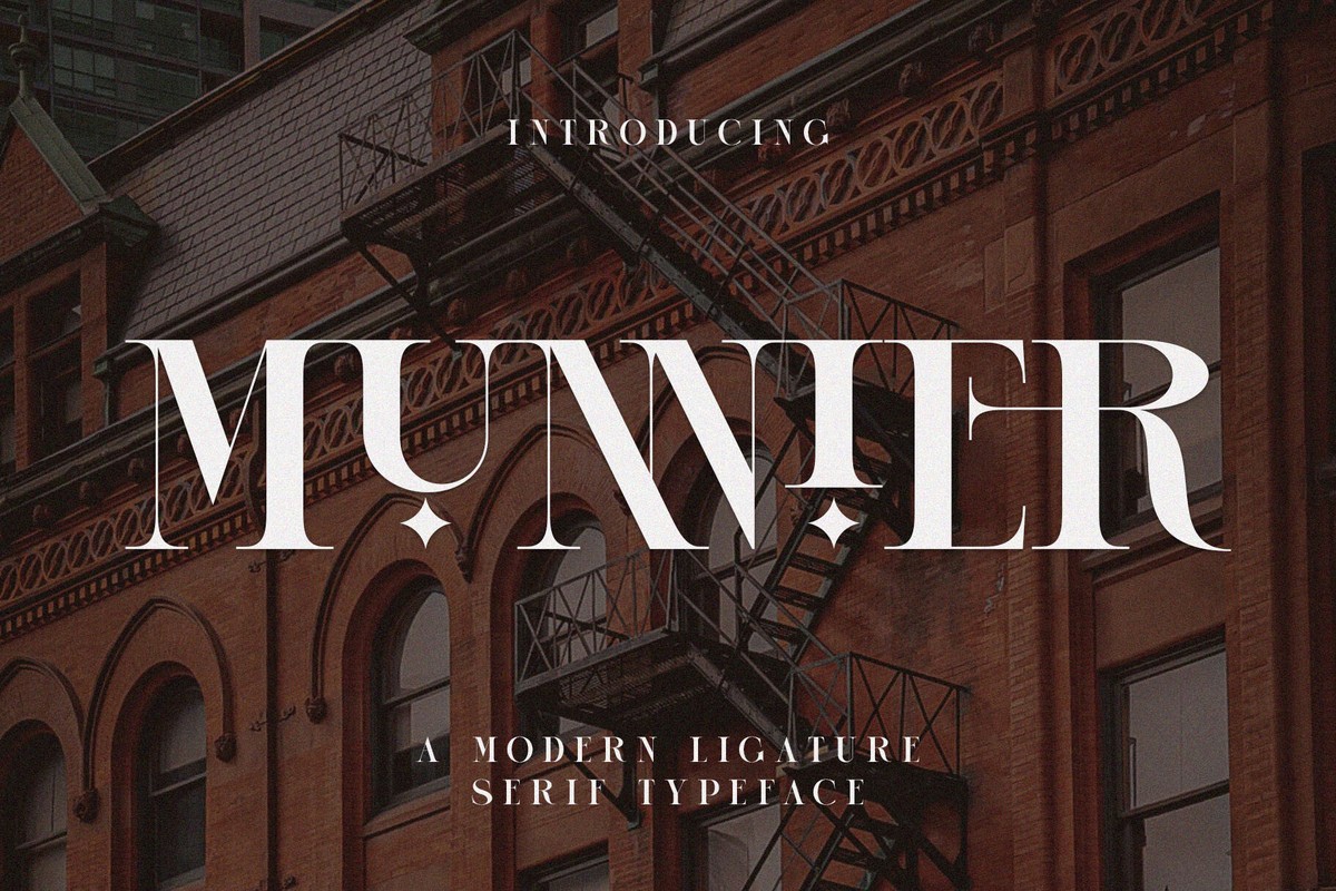Шрифт Munnier