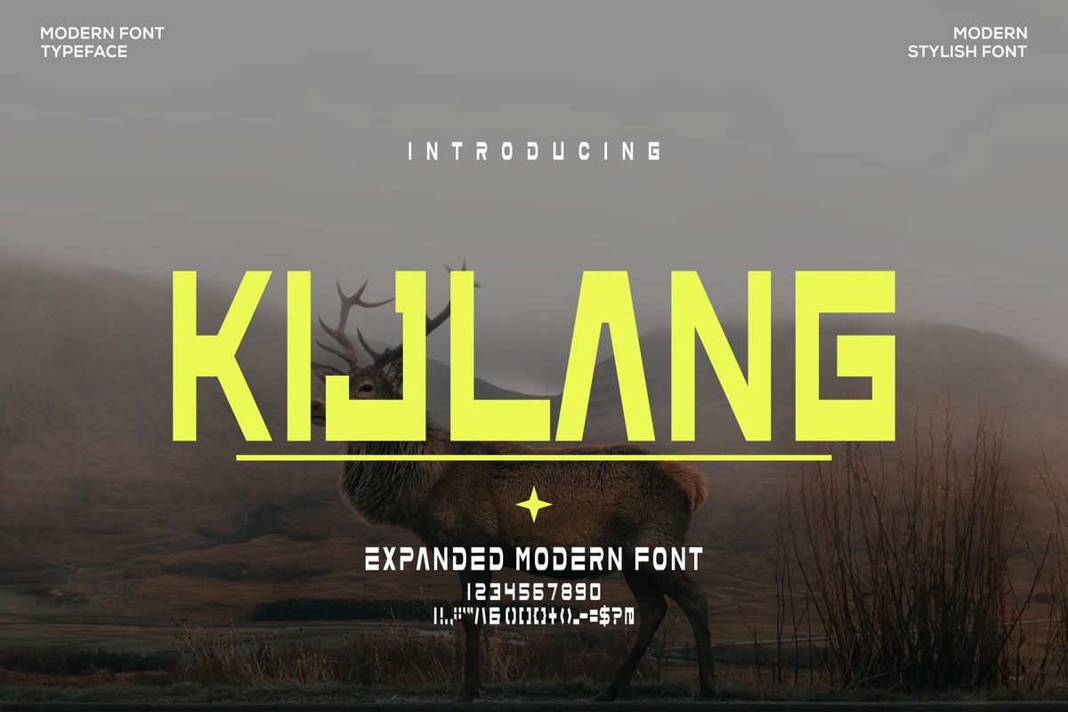 Шрифт Kijlang
