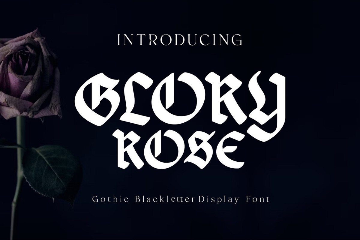 Шрифт Glory Rose