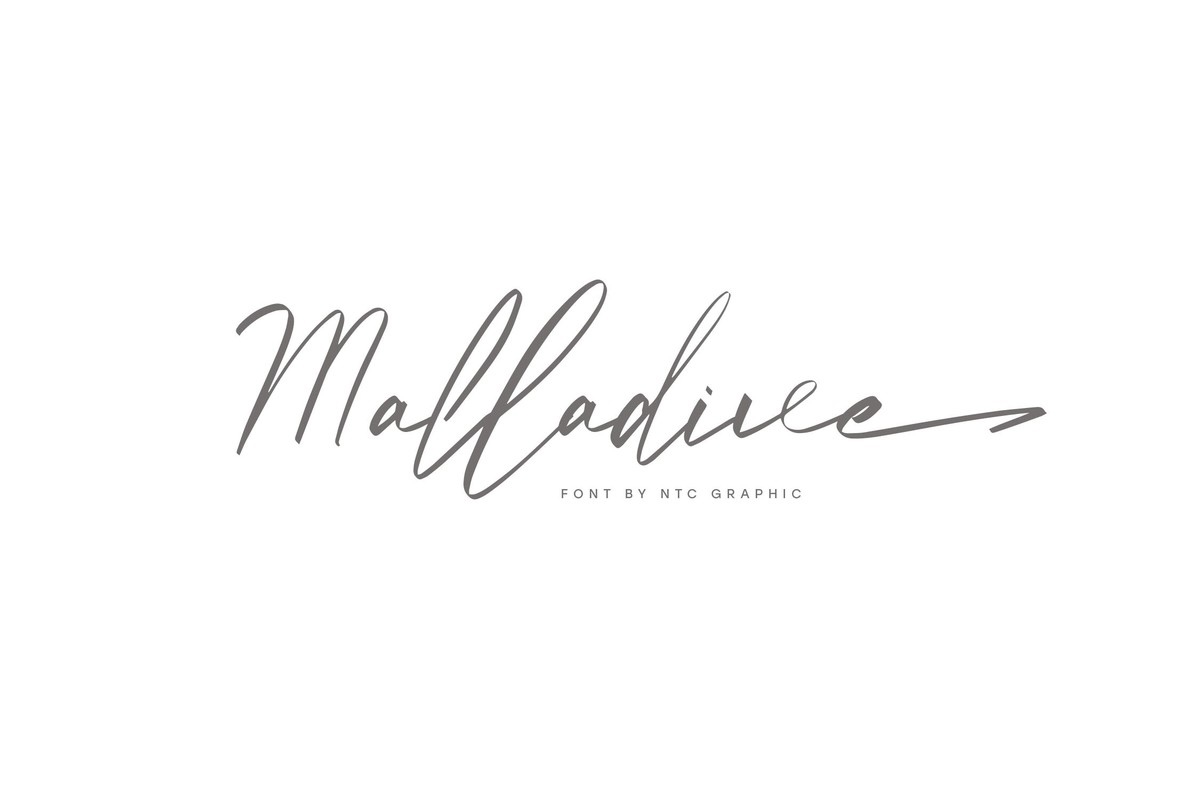 Шрифт Malladive