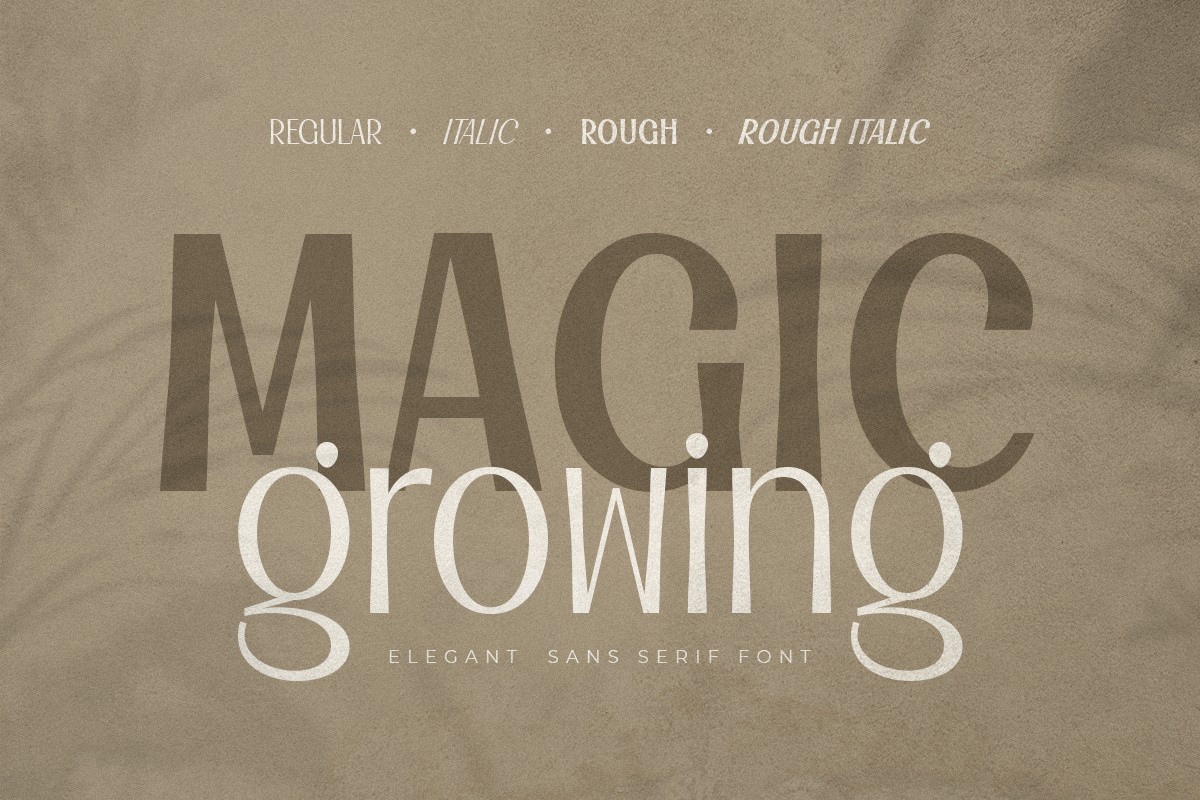Шрифт Magic Growing