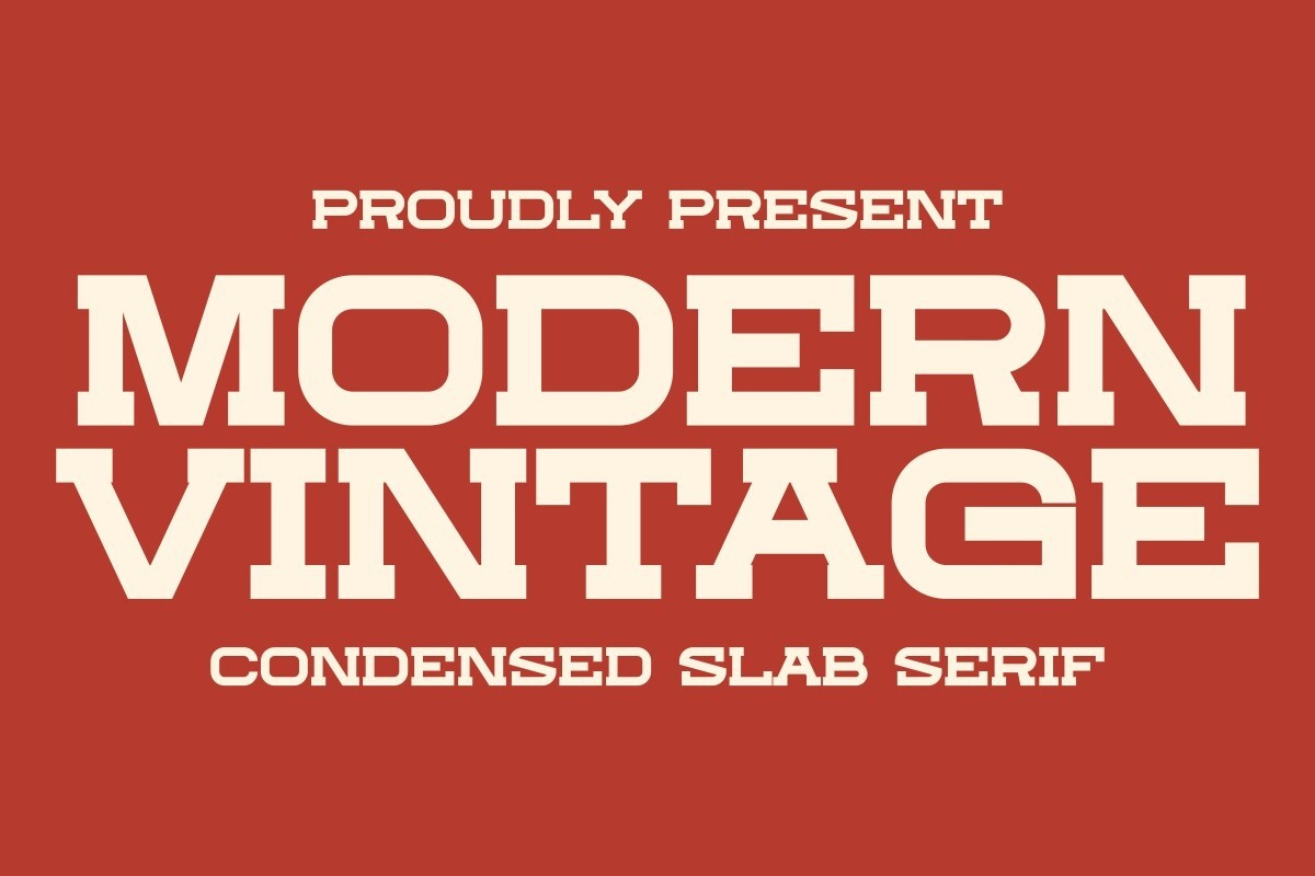 Шрифт Modern Vintage