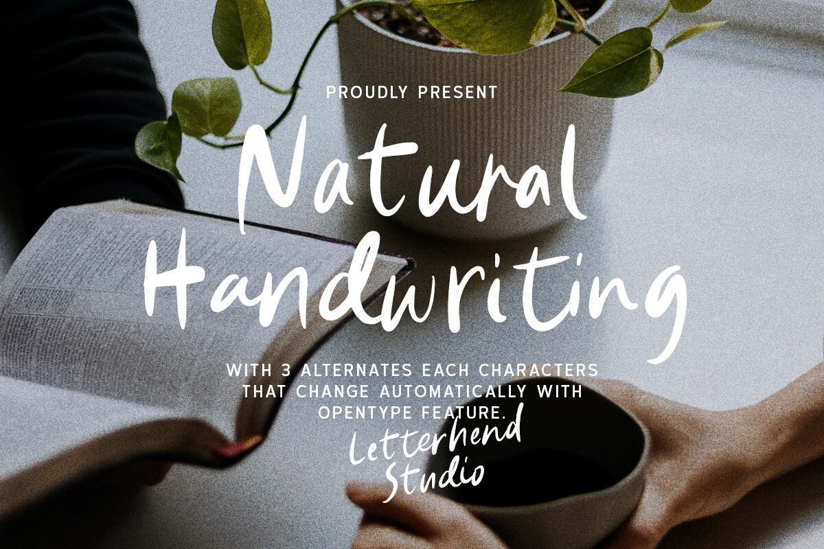 Шрифт Natural Handwriting