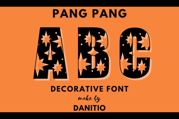 Шрифт Pang Pang