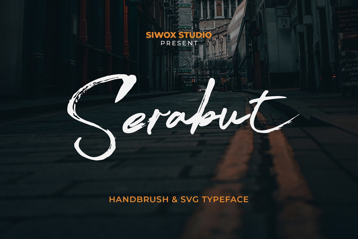 Шрифт Serabut