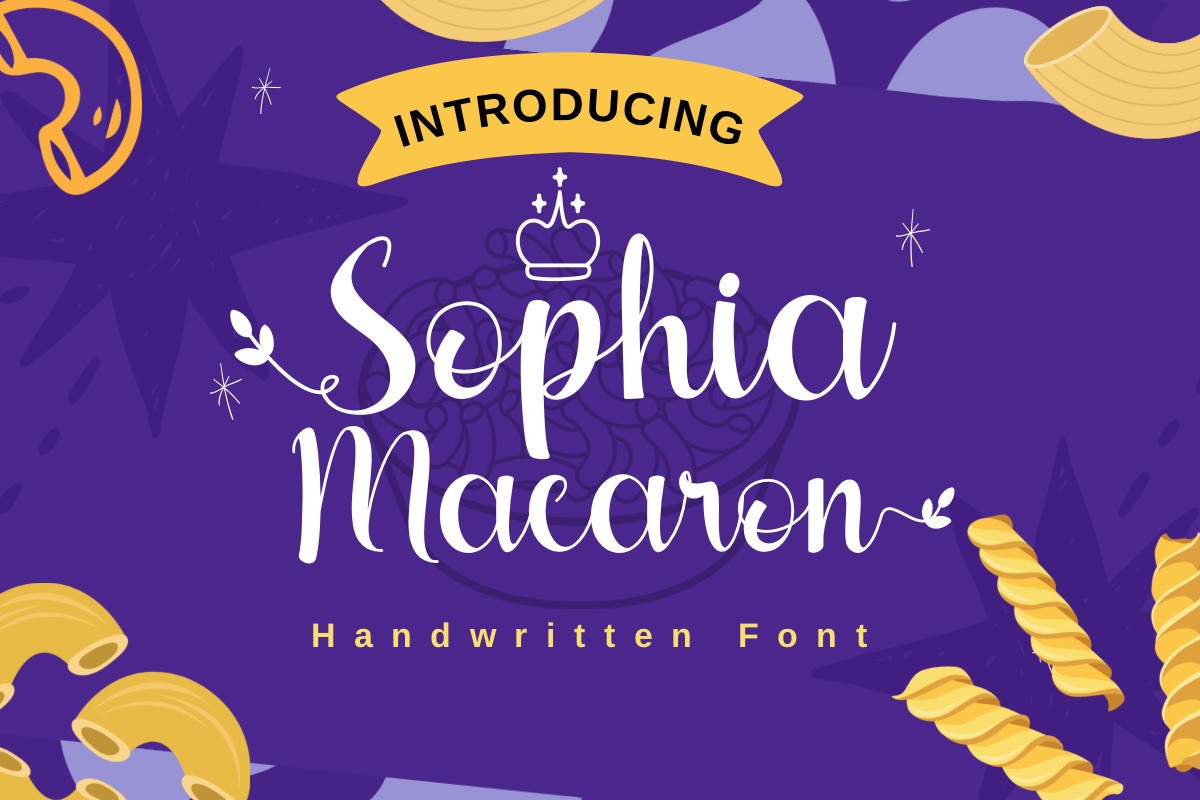 Шрифт Sophia Macaron