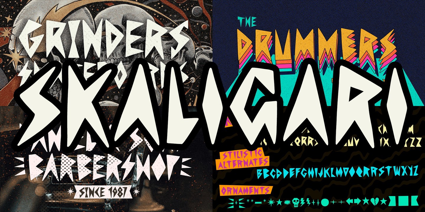 Шрифт Skaligari