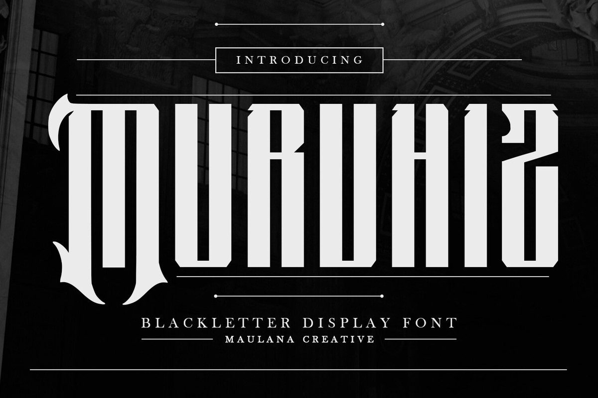 Шрифт Murvhiz