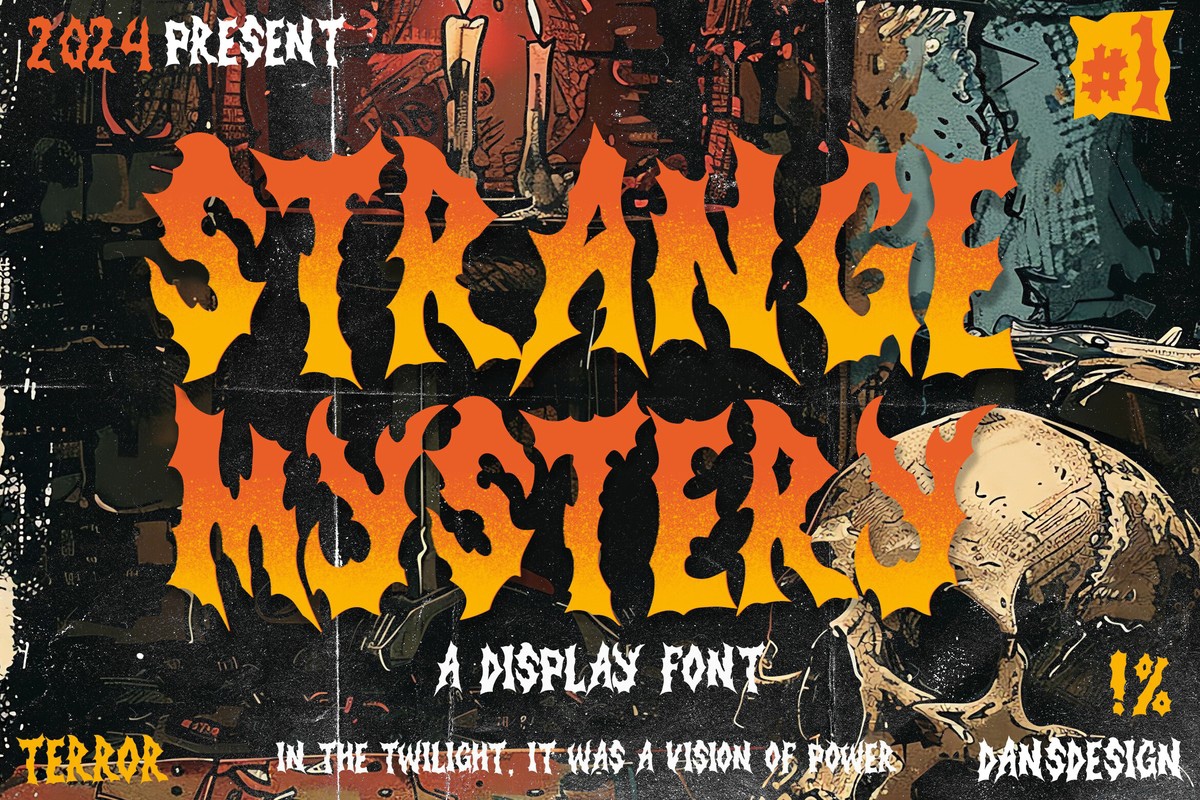 Шрифт Strange Mystery