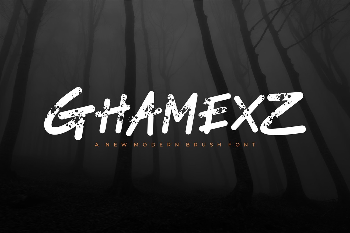 Шрифт Ghamexz