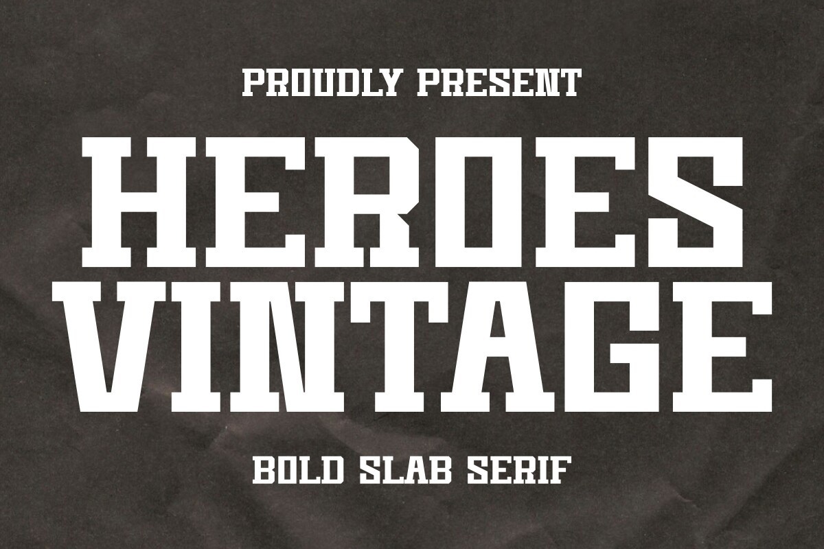 Шрифт Heroes Vintage