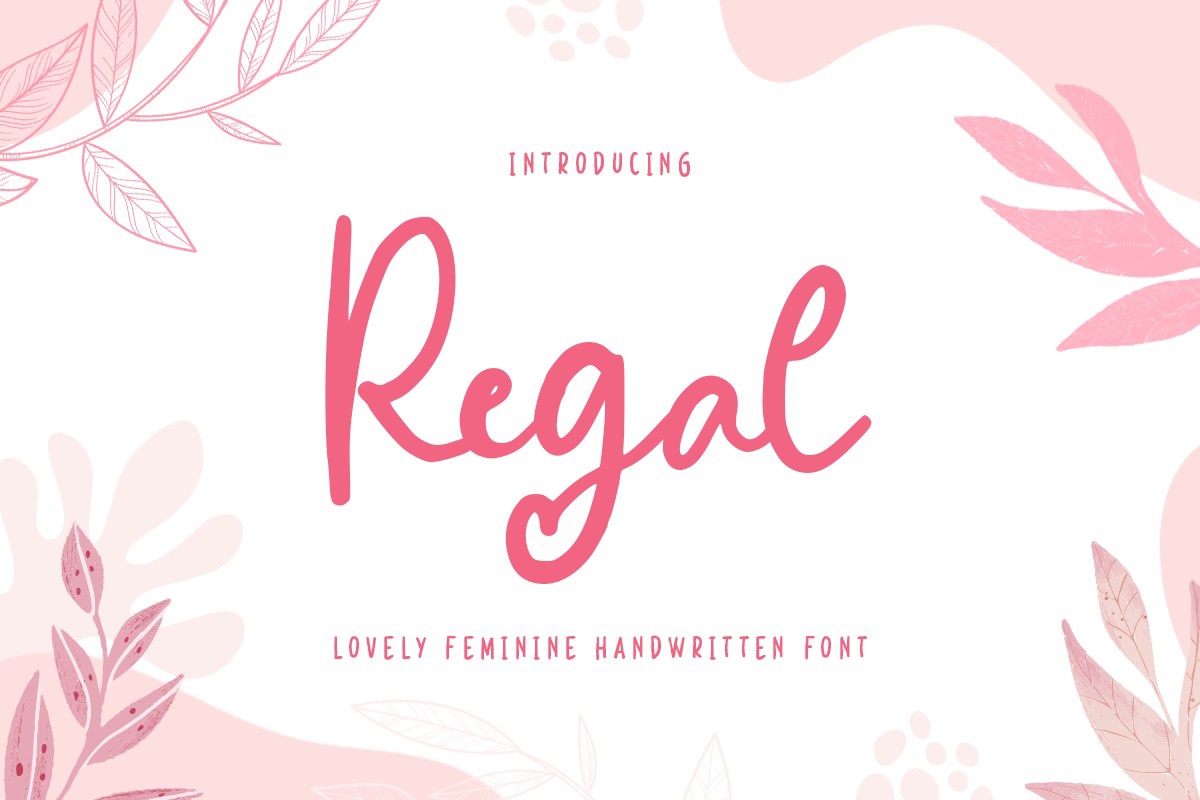 Шрифт Regal