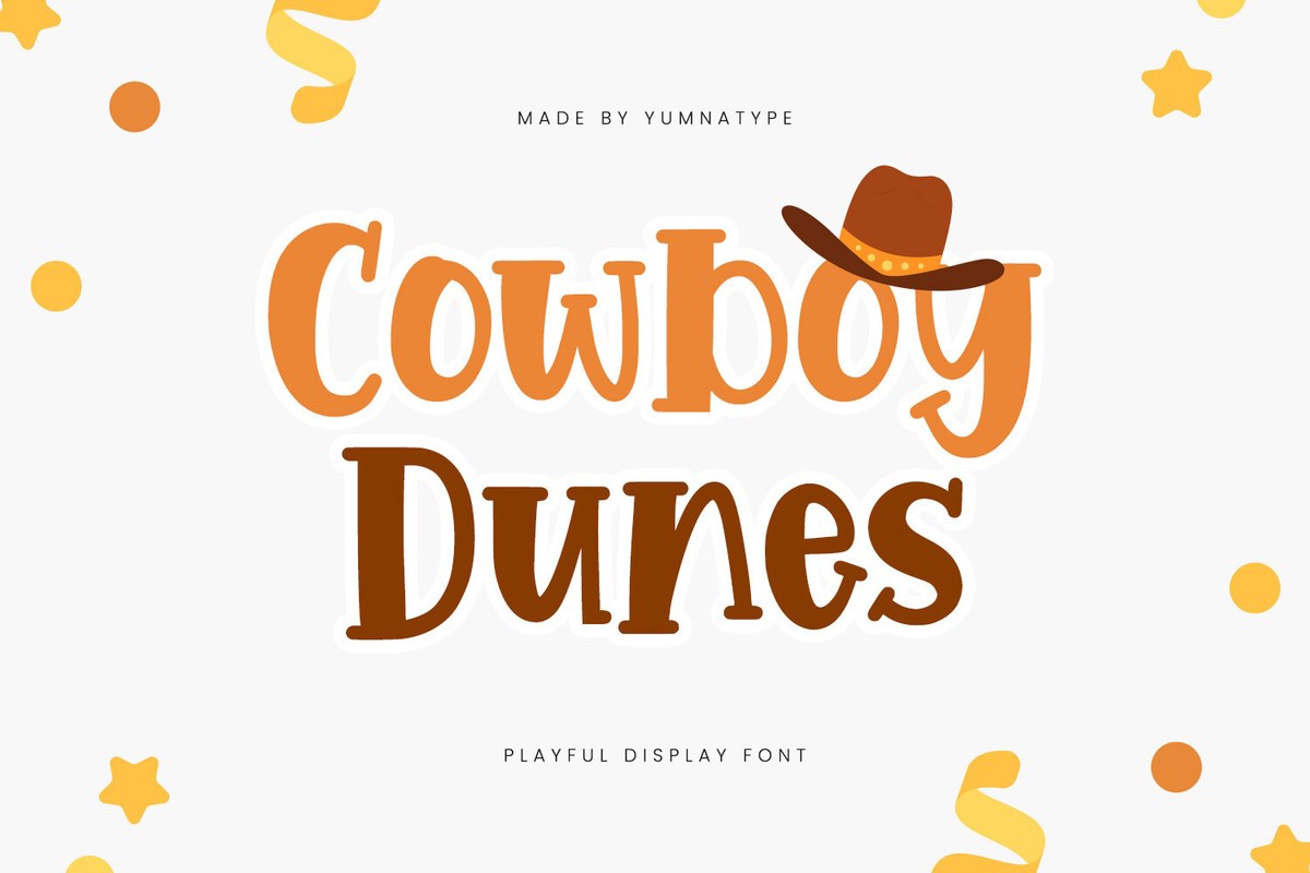 Шрифт Cowboy Dunes