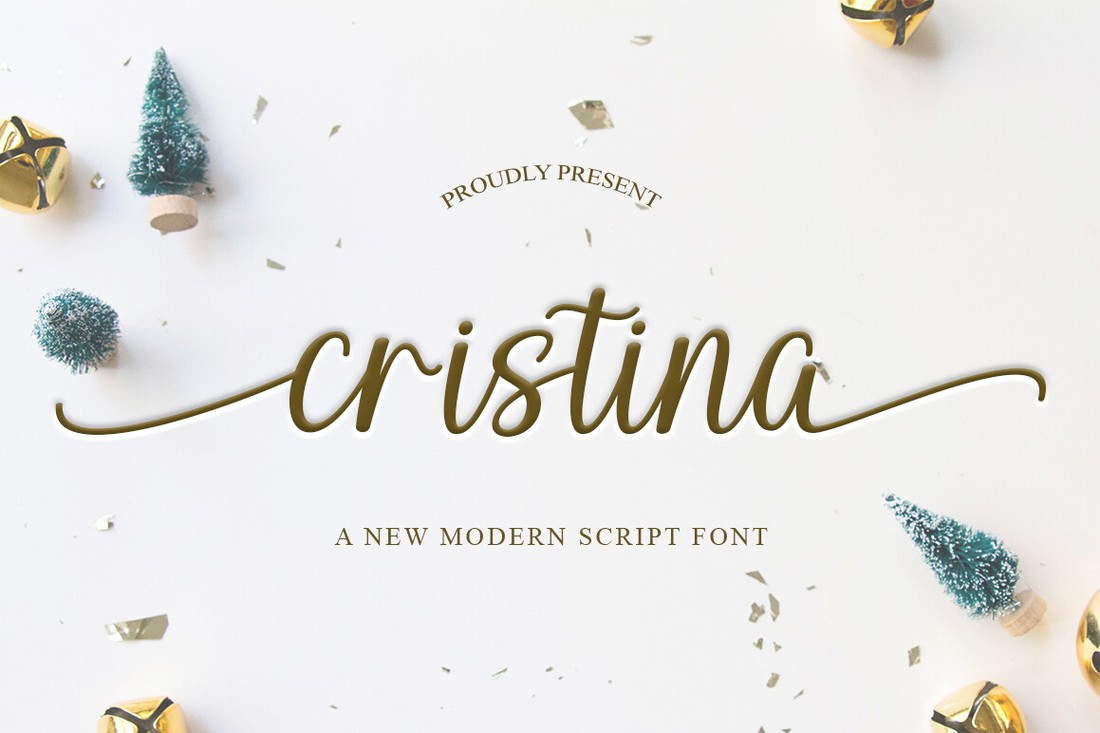 Шрифт Cristina